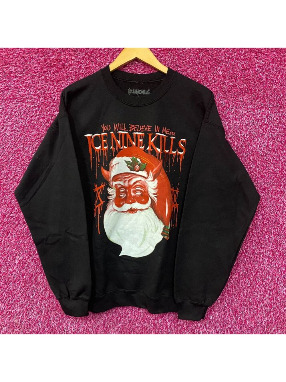 Ice Nine Kills You Will Believe in Me Krampus crewneck size Large